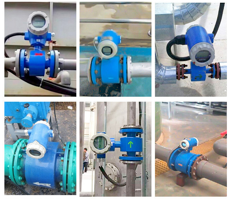 空調水流量計現場安裝使用圖