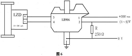 實驗室液體流量計本安防爆型接線圖